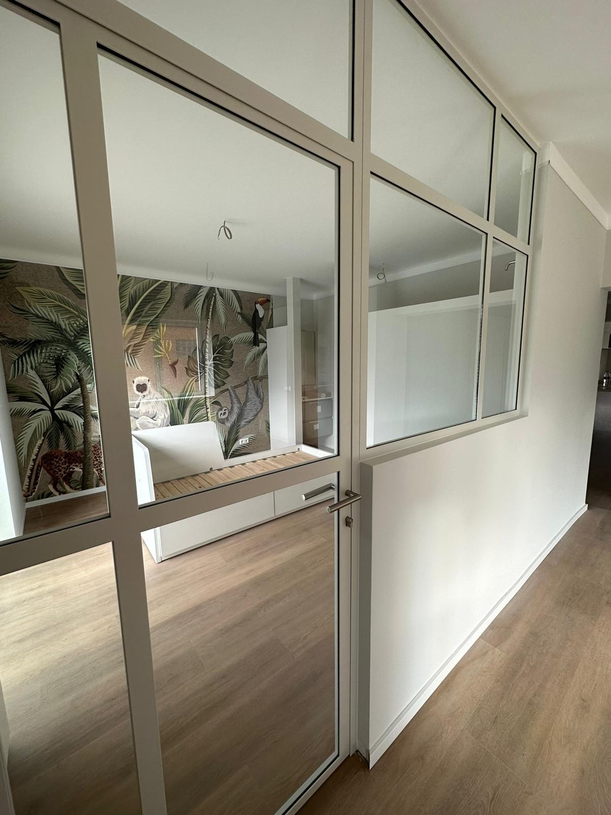 Verrière d'atelier intérieure — réalisation Archimetal